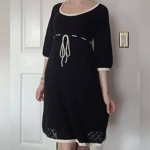 empire waist knit dress